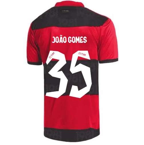 2021/22 Flamengo Home Kit Soccer Jersey JOÃO GOMES #35